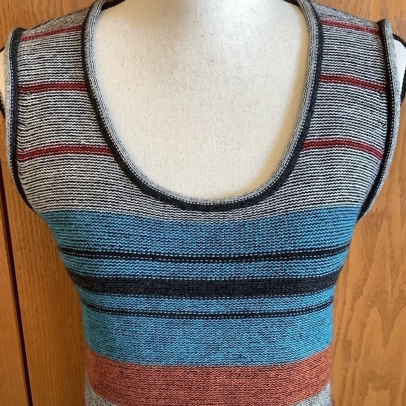 109°F India Sleevess Striped Dress Sz-M - Picture 3 of 5